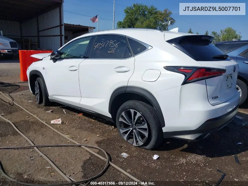 JTJSARDZ9L5007701 2020 Lexus Nx 300 F Sport