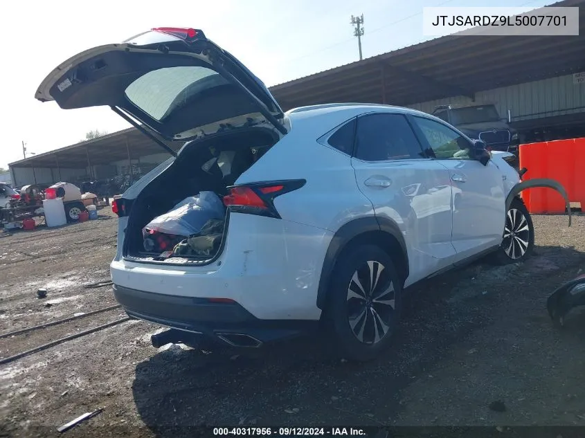 JTJSARDZ9L5007701 2020 Lexus Nx 300 F Sport