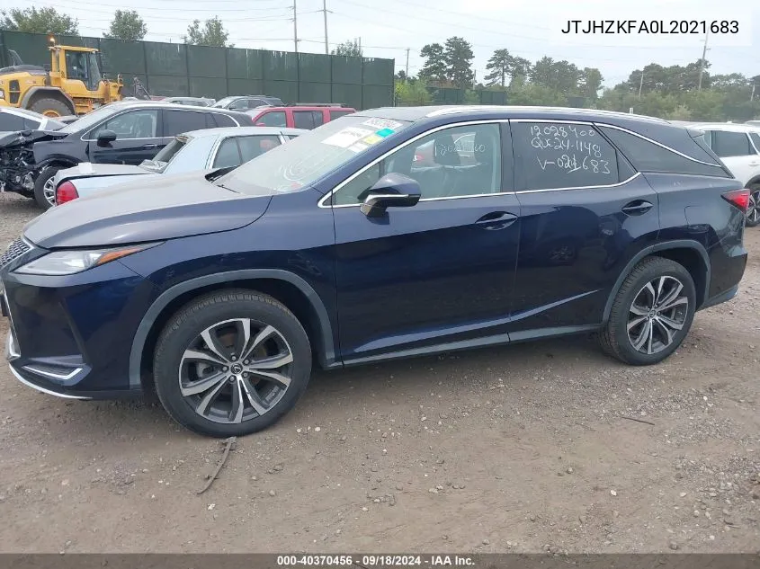 JTJHZKFA0L2021683 2020 Lexus Rx 350L