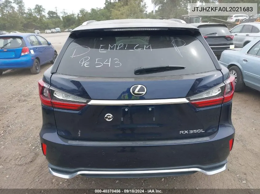 JTJHZKFA0L2021683 2020 Lexus Rx 350L