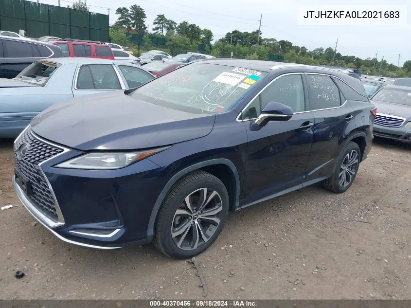 JTJHZKFA0L2021683 2020 Lexus Rx 350L