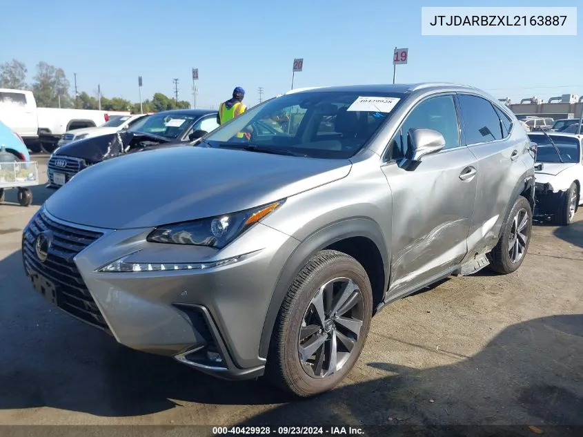 2020 Lexus Nx 300 VIN: JTJDARBZXL2163887 Lot: 40429928