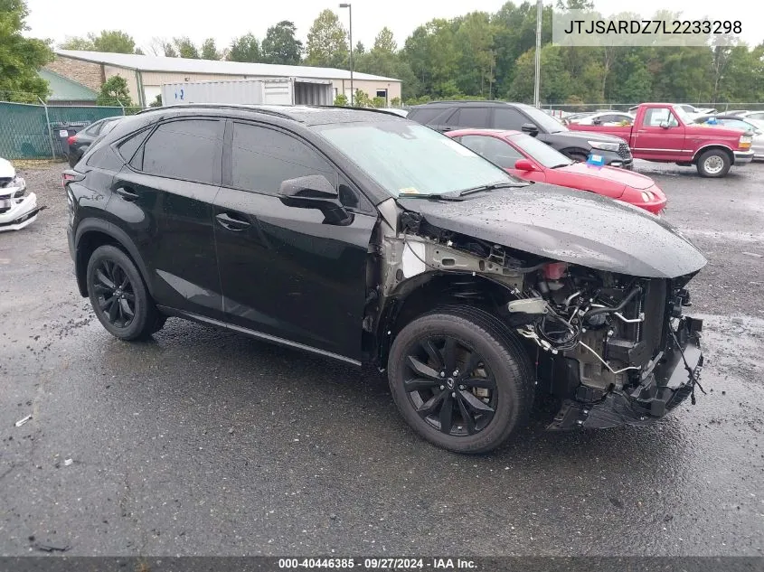 2020 Lexus Nx 300 VIN: JTJSARDZ7L2233298 Lot: 40446385