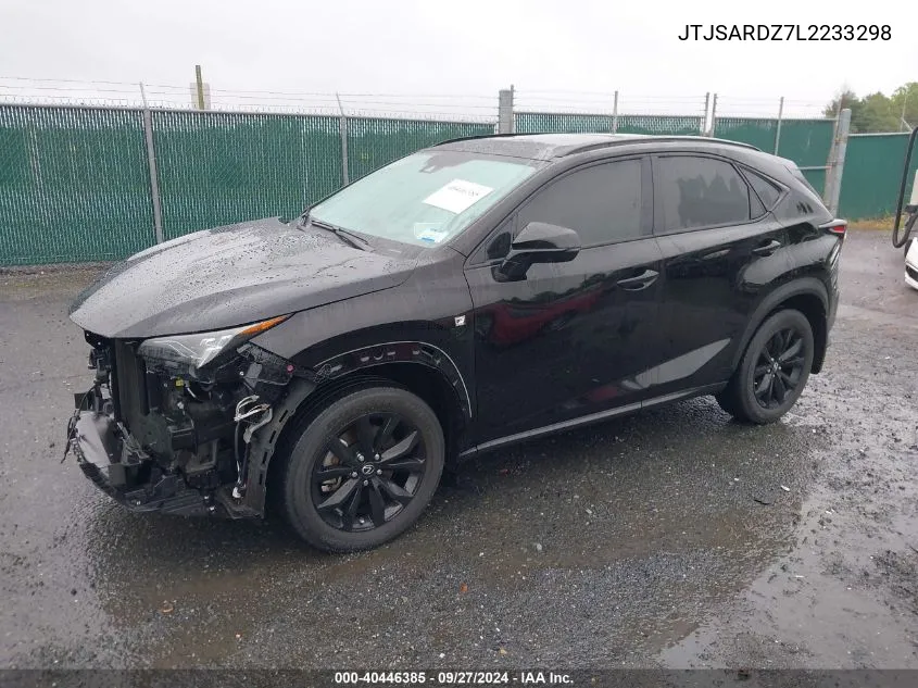 JTJSARDZ7L2233298 2020 Lexus Nx 300