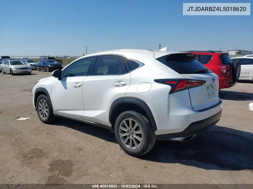 2020 Lexus Nx 300 VIN: JTJDARBZ4L5018620 Lot: 40510802