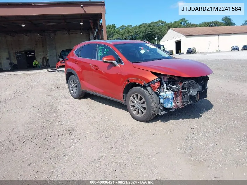 2021 Lexus Nx 300 300 Base/300 Luxury/300 F VIN: JTJDARDZ1M2241584 Lot: 40096421