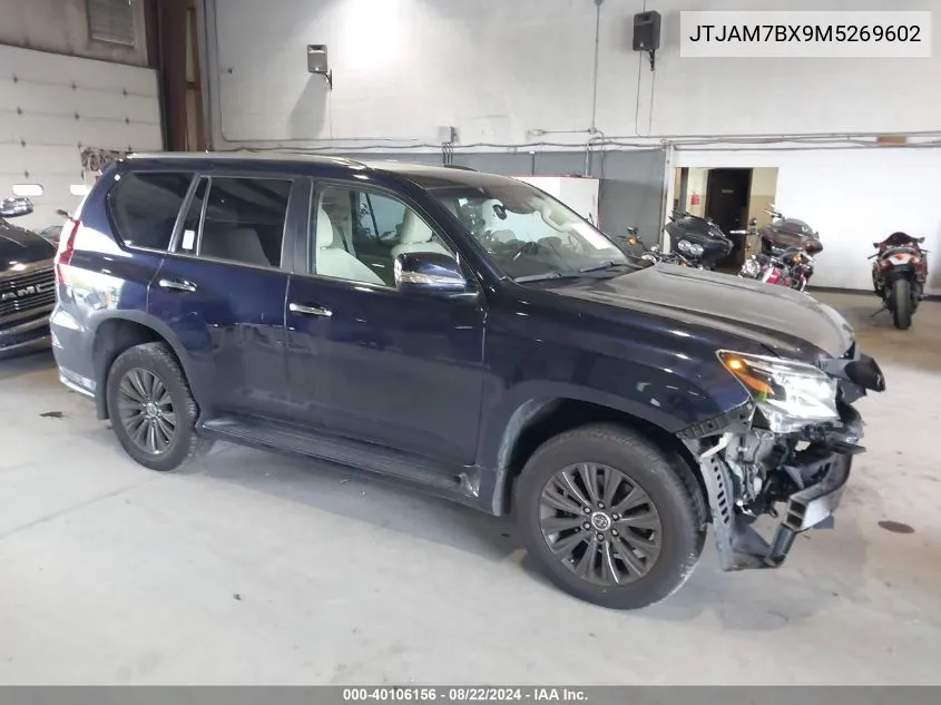 2021 Lexus 460 Premium VIN: JTJAM7BX9M5269602 Lot: 40106156