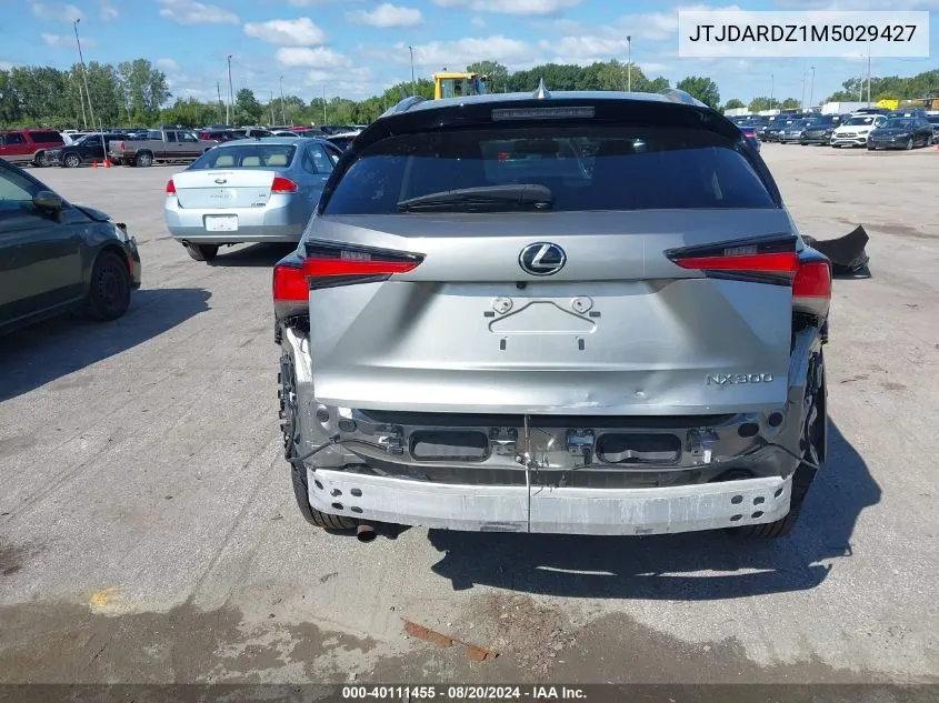 JTJDARDZ1M5029427 2021 Lexus Nx 300 300 Base/300 Luxury/300 F