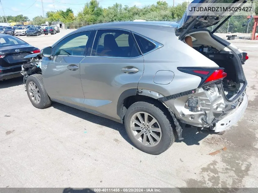 JTJDARDZ1M5029427 2021 Lexus Nx 300 300 Base/300 Luxury/300 F