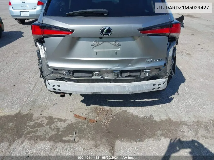 JTJDARDZ1M5029427 2021 Lexus Nx 300 300 Base/300 Luxury/300 F