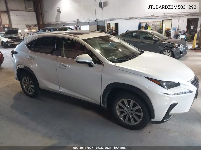 JTJDARDZ3M5031292 2021 Lexus Nx 300