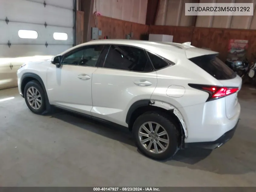 JTJDARDZ3M5031292 2021 Lexus Nx 300