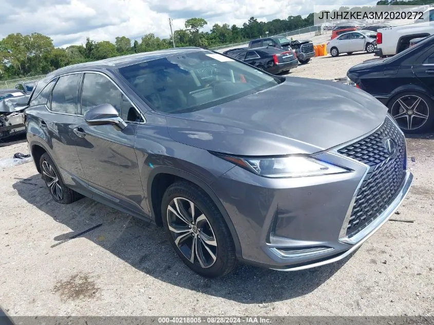 2021 Lexus Rx 350L VIN: JTJHZKEA3M2020272 Lot: 40218005