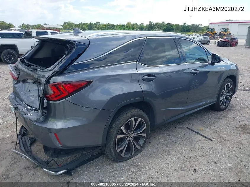 JTJHZKEA3M2020272 2021 Lexus Rx 350L