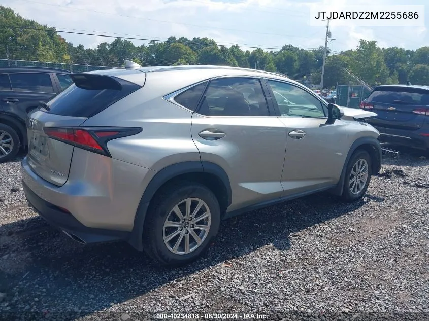 2021 Lexus Nx 300 VIN: JTJDARDZ2M2255686 Lot: 40234818