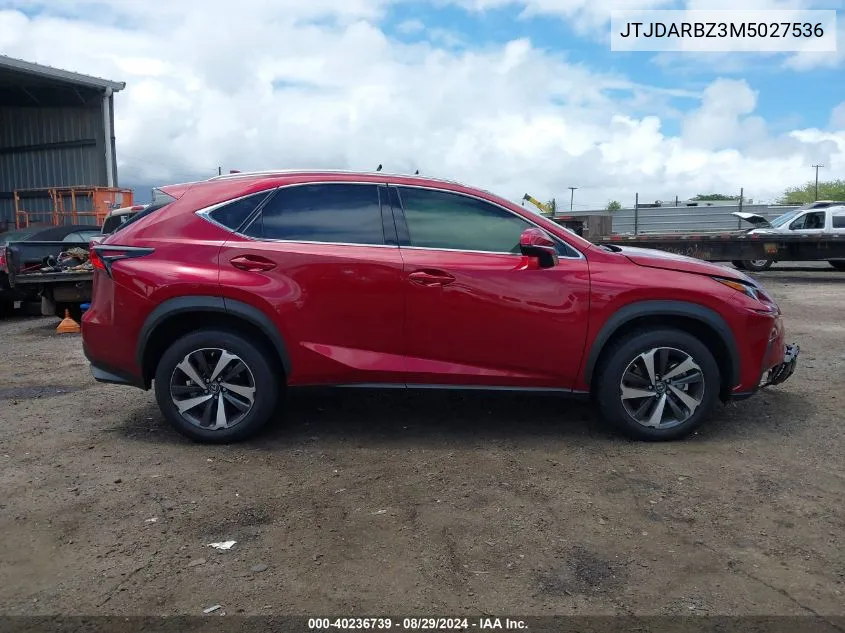 JTJDARBZ3M5027536 2021 Lexus Nx 300