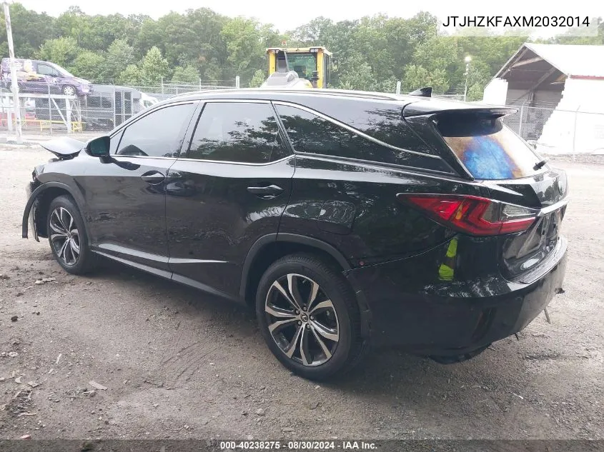 JTJHZKFAXM2032014 2021 Lexus Rx 350L