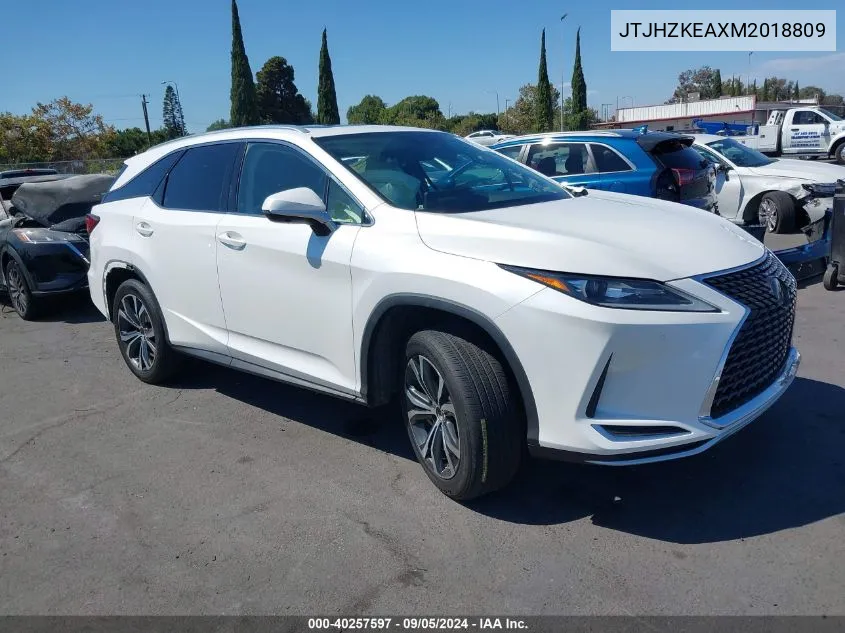 JTJHZKEAXM2018809 2021 Lexus Rx 350L