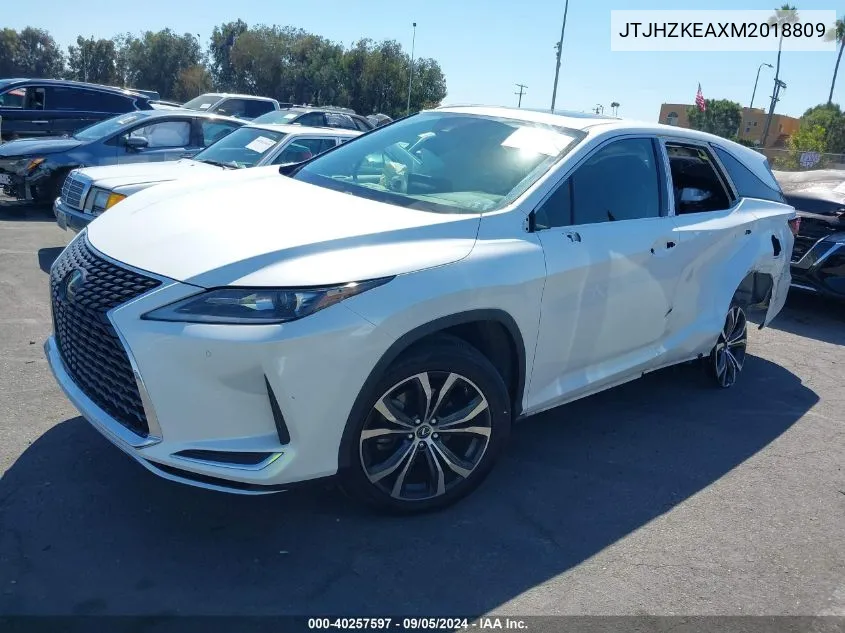 2021 Lexus Rx 350L VIN: JTJHZKEAXM2018809 Lot: 40257597