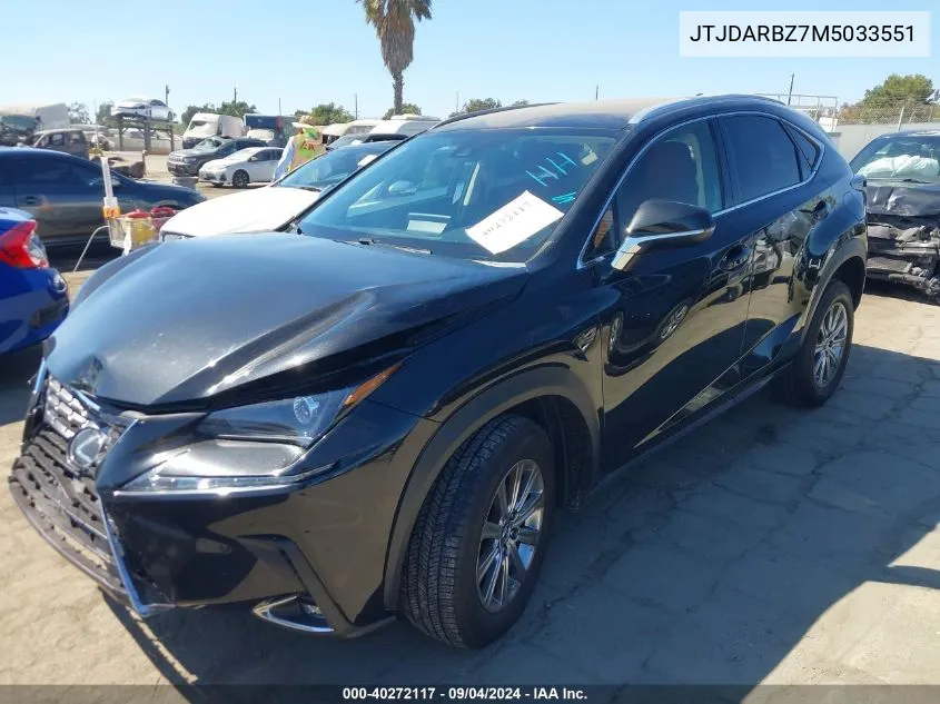 JTJDARBZ7M5033551 2021 Lexus Nx 300