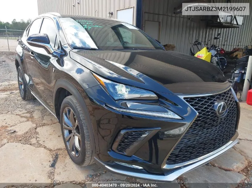 JTJSARBZ3M2199607 2021 Lexus Nx 300 F Sport