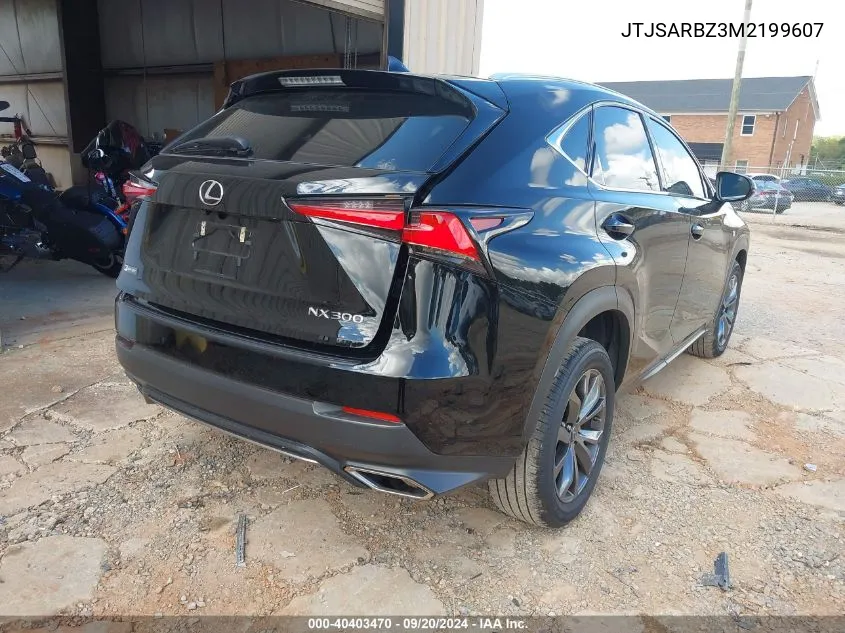 JTJSARBZ3M2199607 2021 Lexus Nx 300 F Sport