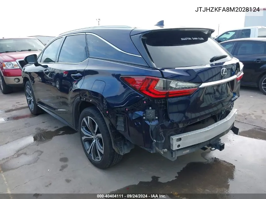 JTJHZKFA8M2028124 2021 Lexus Rx 350L