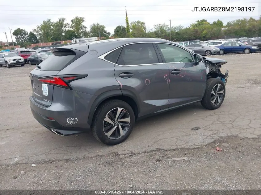 JTJGARBZ8M2198197 2021 Lexus Nx 300