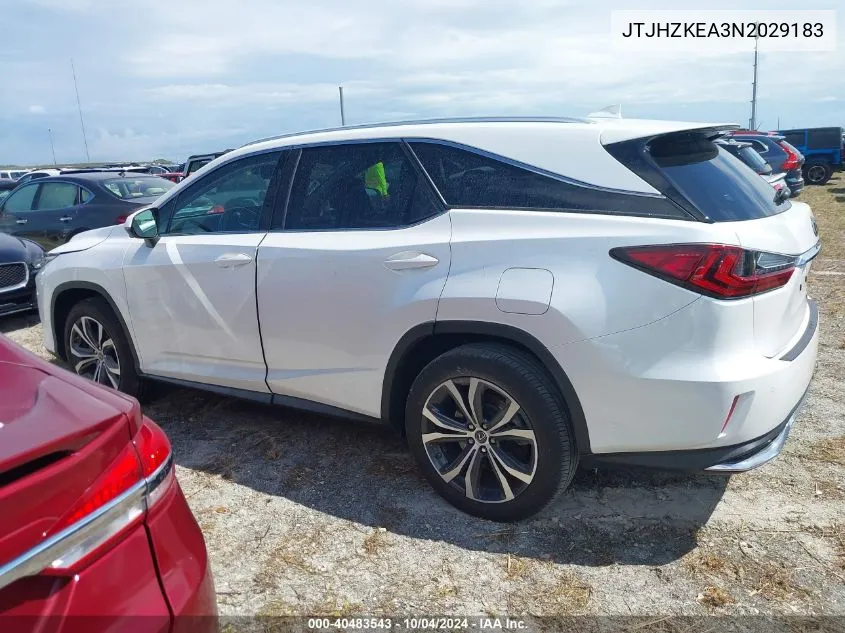 JTJHZKEA3N2029183 2022 Lexus Rx 350L