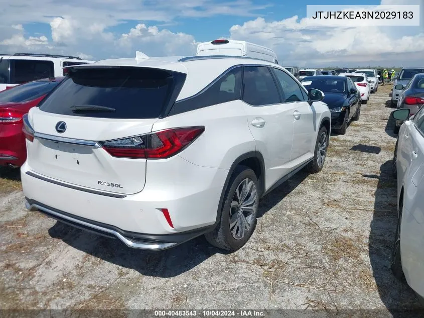 JTJHZKEA3N2029183 2022 Lexus Rx 350L