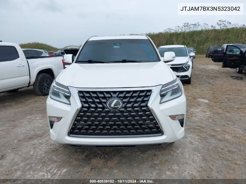 2022 Lexus 460 Premium VIN: JTJAM7BX3N5323042 Lot: 40539182