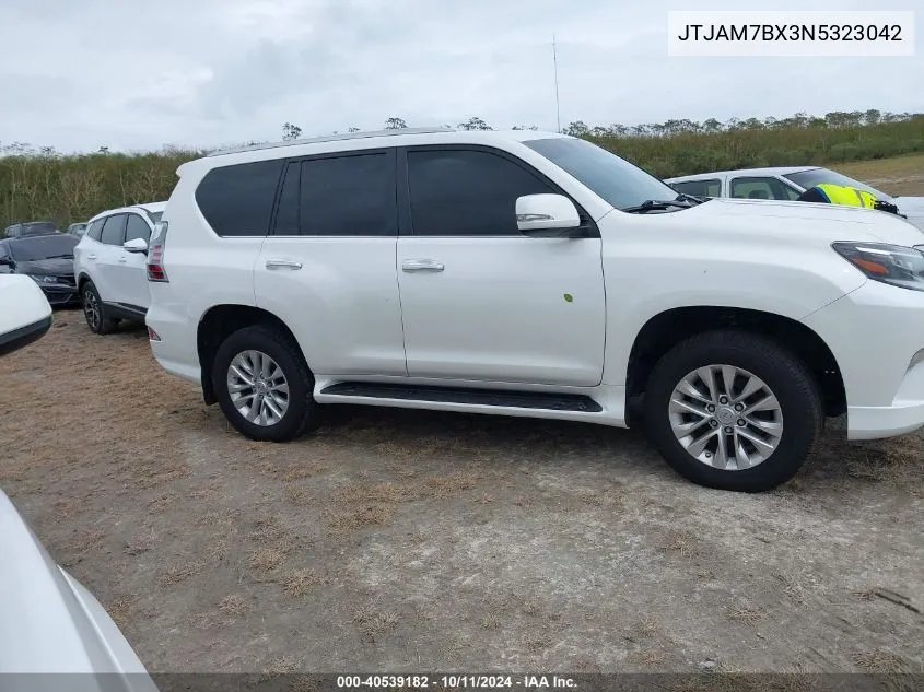 2022 Lexus 460 Premium VIN: JTJAM7BX3N5323042 Lot: 40539182