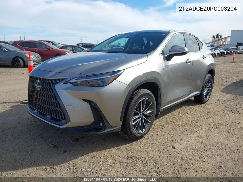 2023 Lexus Nx 250 VIN: 2T2ADCEZ0PC003204 Lot: 12091104