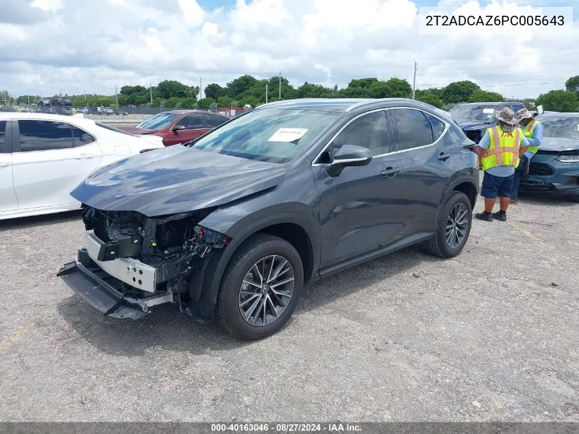 2023 Lexus Nx 250 VIN: 2T2ADCAZ6PC005643 Lot: 40163046