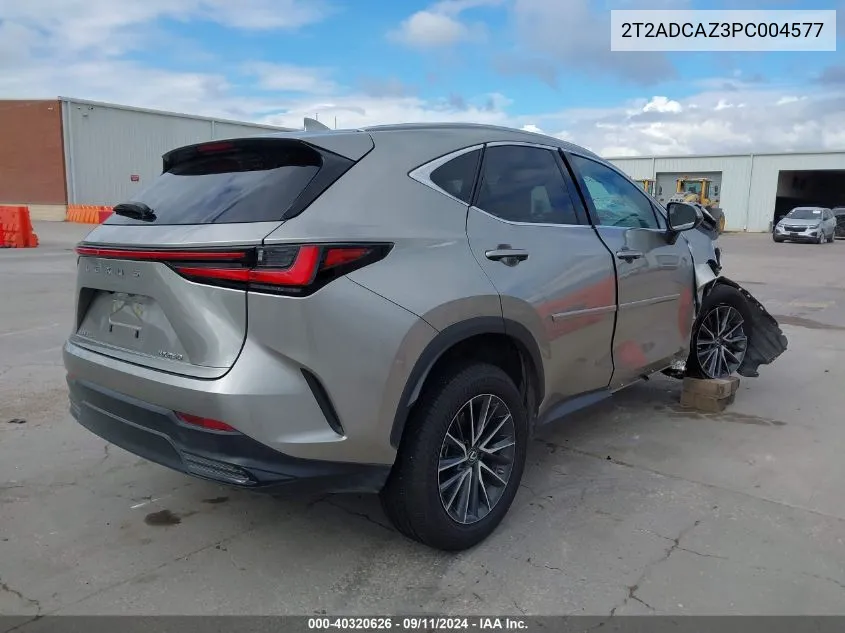 2023 Lexus Nx 250 VIN: 2T2ADCAZ3PC004577 Lot: 40320626