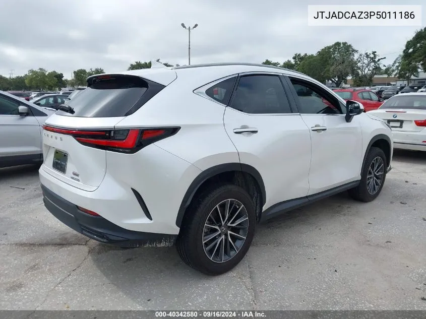 2023 Lexus Nx 250 250 VIN: JTJADCAZ3P5011186 Lot: 40342580