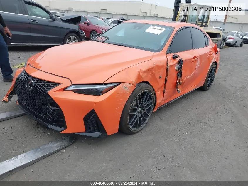 2023 Lexus Is 500 F Sport Performance Premium VIN: JTHAP1D21P5002305 Lot: 40406507