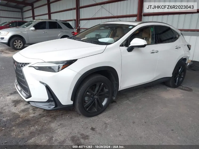 2024 Lexus Nx 450H+ Luxury VIN: JTJHKCFZ6R2023043 Lot: 40711263