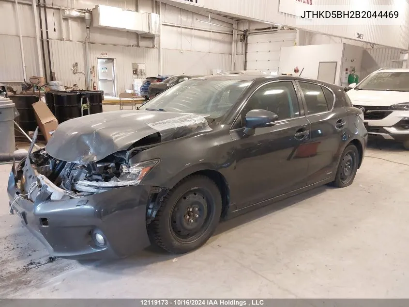 2011 Lexus Ct 200 VIN: JTHKD5BH2B2044469 Lot: 12119173