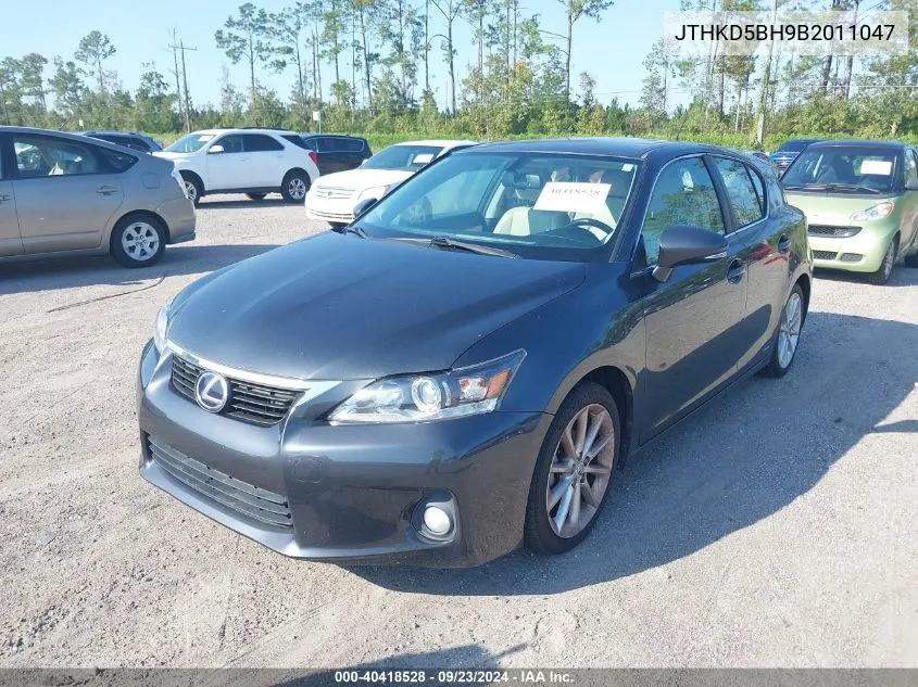 JTHKD5BH9B2011047 2011 Lexus Ct 200H Premium