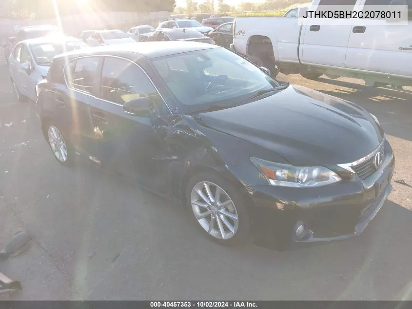 JTHKD5BH2C2078011 2012 Lexus Ct 200H Premium