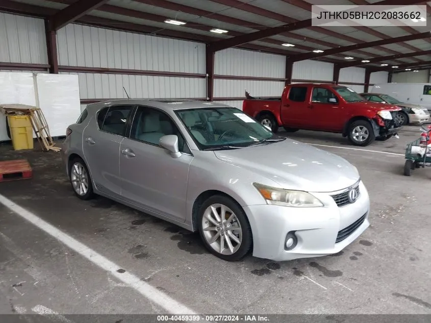 JTHKD5BH2C2083662 2012 Lexus Ct 200H Premium