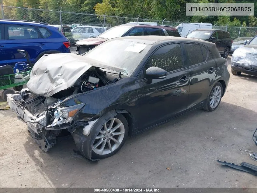 2012 Lexus Ct 200 VIN: JTHKD5BH6C2068825 Lot: 40550438