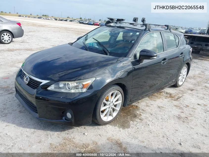 JTHKD5BH2C2065548 2012 Lexus Ct 200H Premium