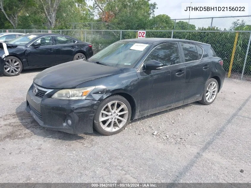 JTHKD5BH1D2156022 2013 Lexus Ct 200H