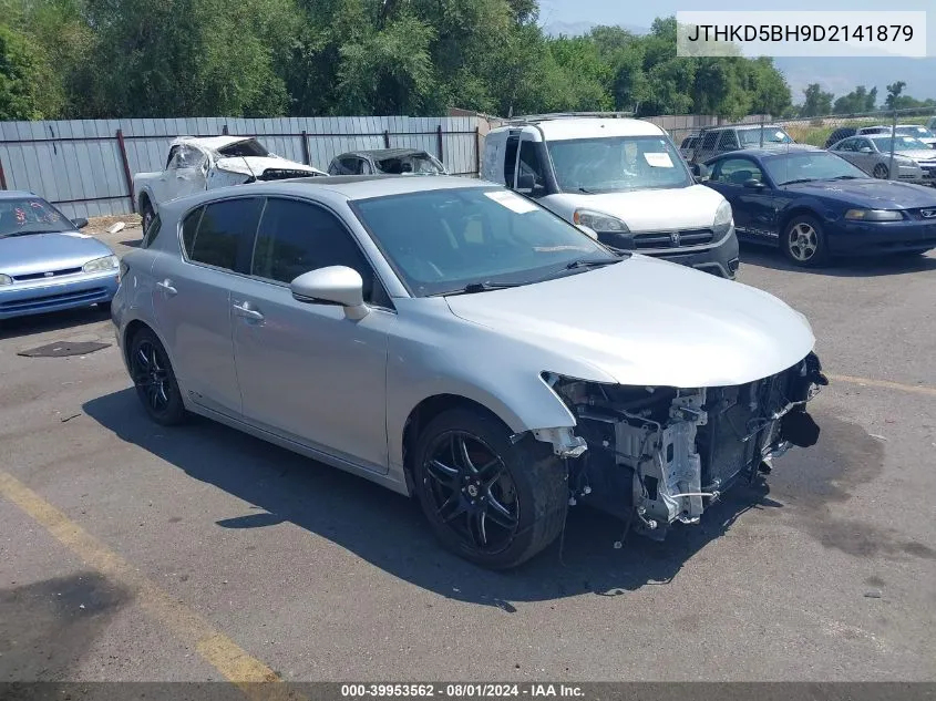 2013 Lexus Ct200H VIN: JTHKD5BH9D2141879 Lot: 39953562