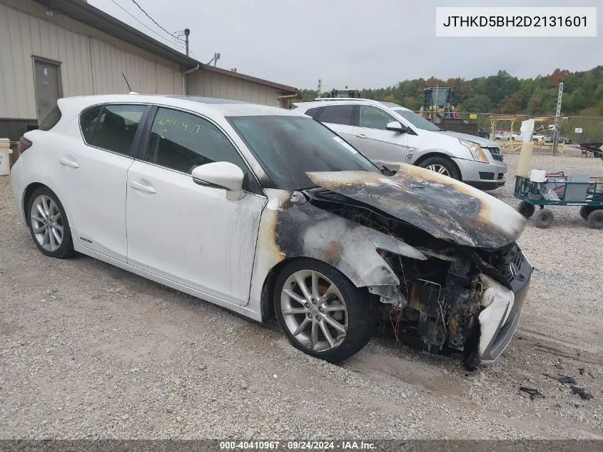 2013 Lexus Ct 200H Hybrid VIN: JTHKD5BH2D2131601 Lot: 40410967