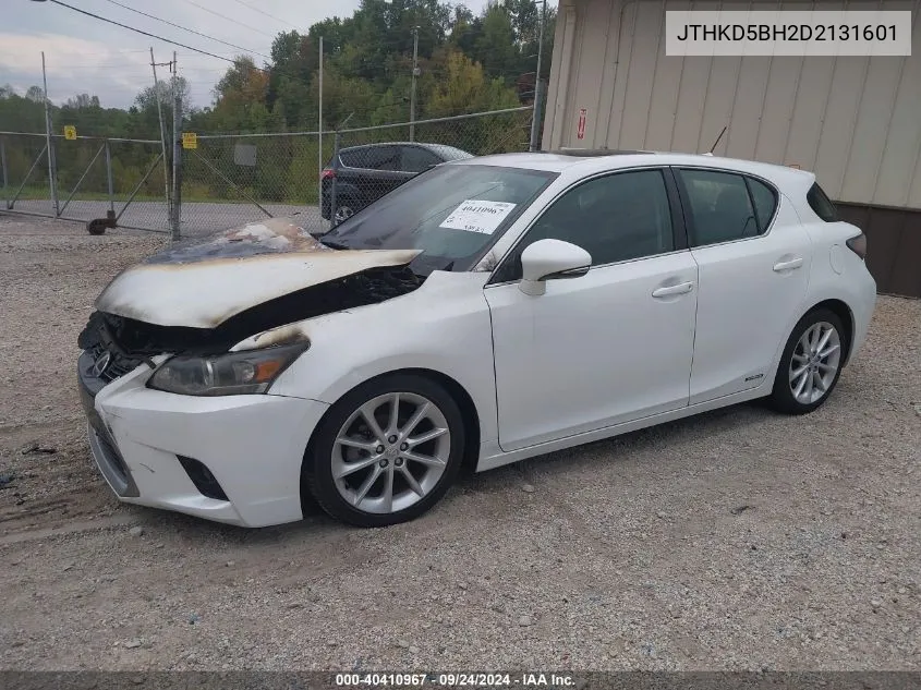 JTHKD5BH2D2131601 2013 Lexus Ct 200H Hybrid