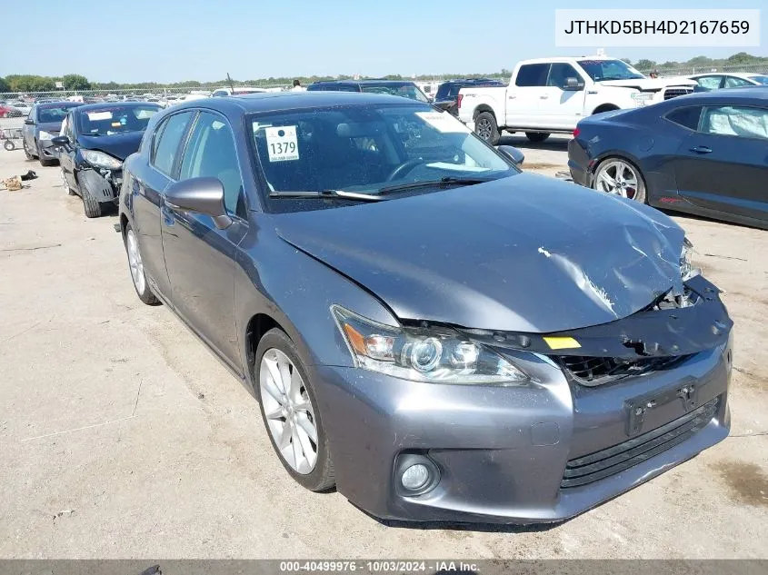 JTHKD5BH4D2167659 2013 Lexus Ct 200H