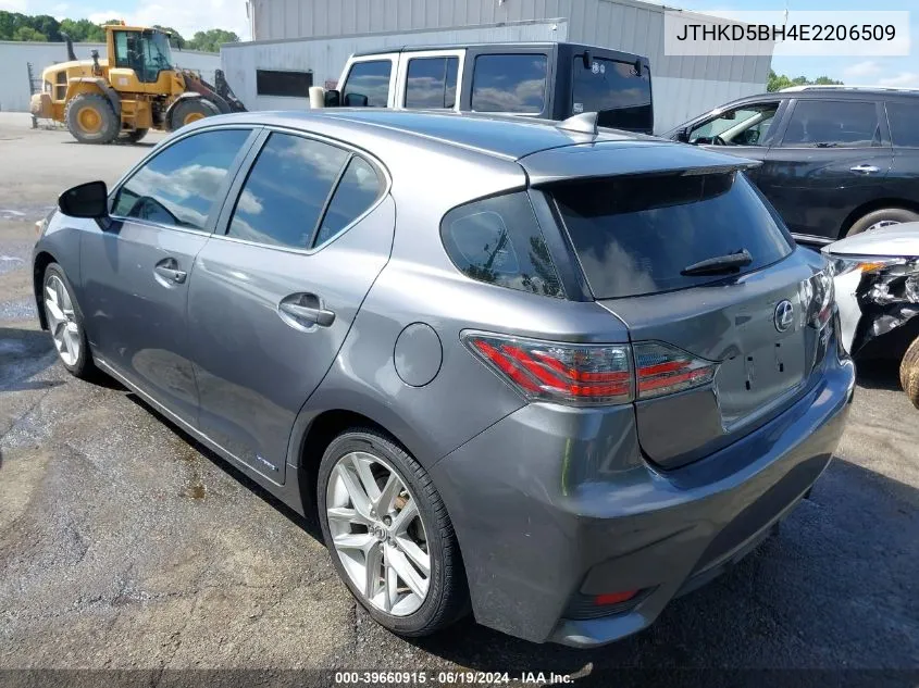 JTHKD5BH4E2206509 2014 Lexus Ct 200H